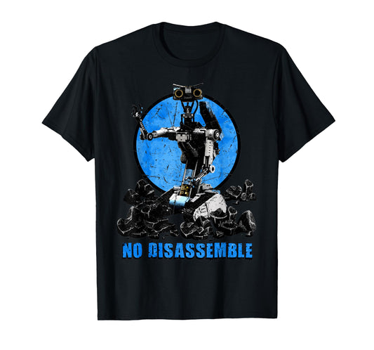 Vintage Funny Quote No Disassemble Apparel Vintage Funny Quote T-Shirt - Unisex-Adults, Black, Small, Short Sleeve, T-Shirt