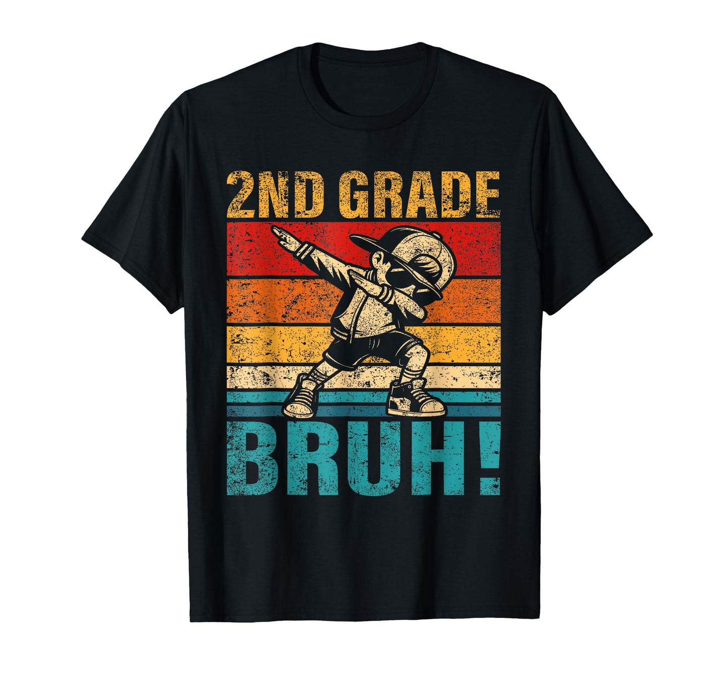 2nd Grade Level Unlocked – Dabbing Gamer Boy Back to School T-Shirt