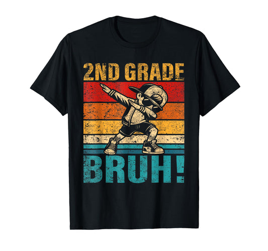 2nd Grade Level Unlocked – Dabbing Gamer Boy Back to School T-Shirt