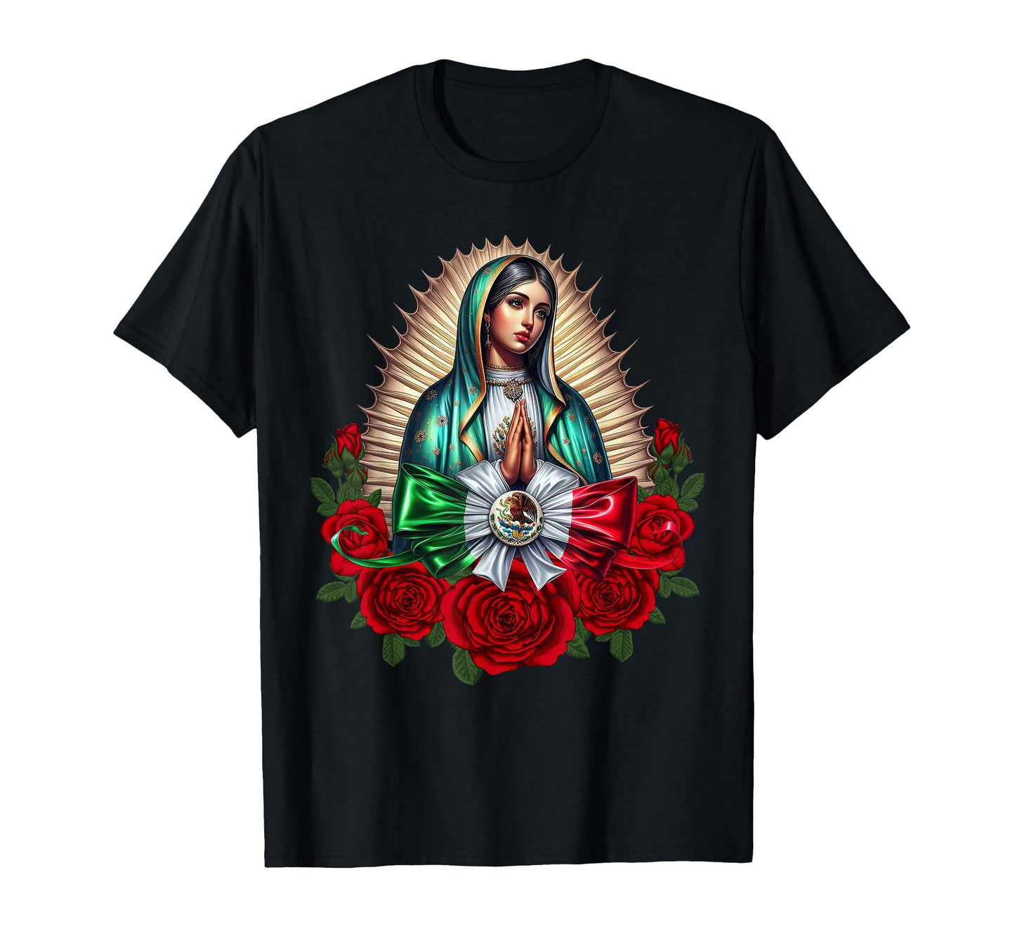 Virgen de Guadalupe Our Lady of Guadalupe Catholic Women T-Shirt