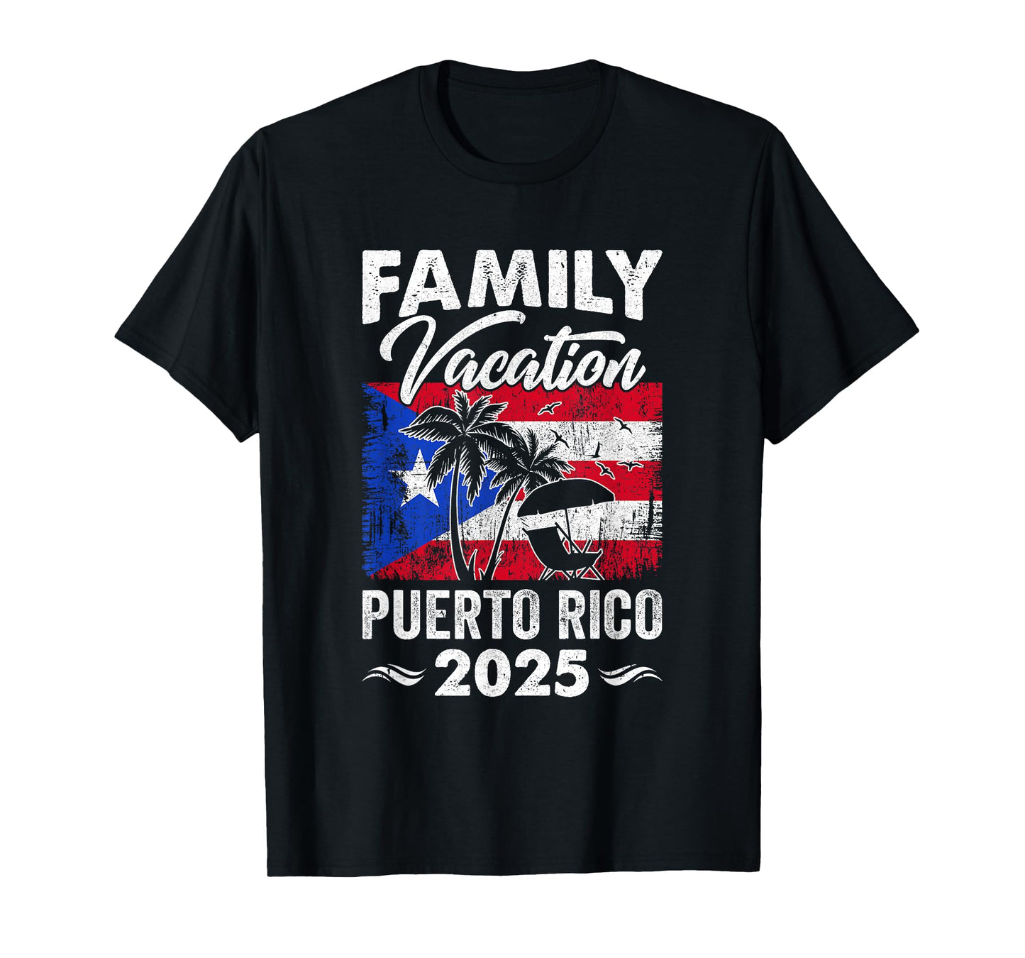 Family Vacation Puerto Rico 2025 Beach Summer Vacation T-Shirt