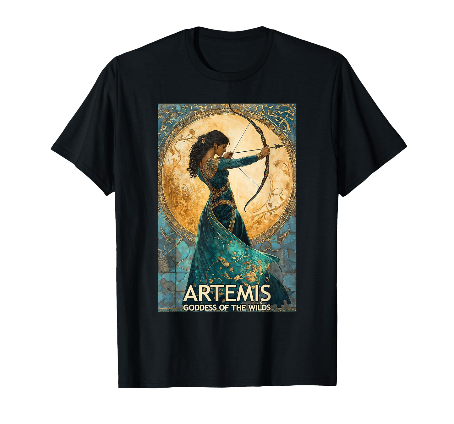 Artemis Moon Goddess Greek Goddess Artemis Feminine Divine T-Shirt