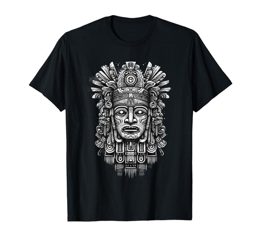 Aztec God Mexican Mythology Quetzalcoatl Feathered Serpent T-Shirt