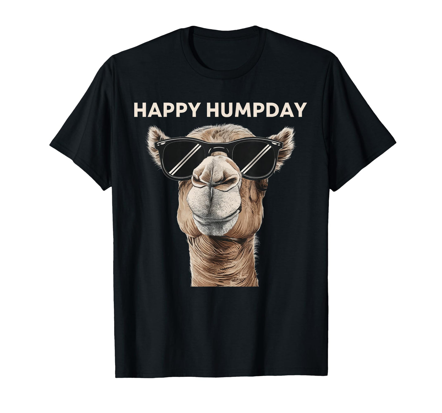 Happy Hump Day Camel Funny Midweek Motivational Quote T-Shirt