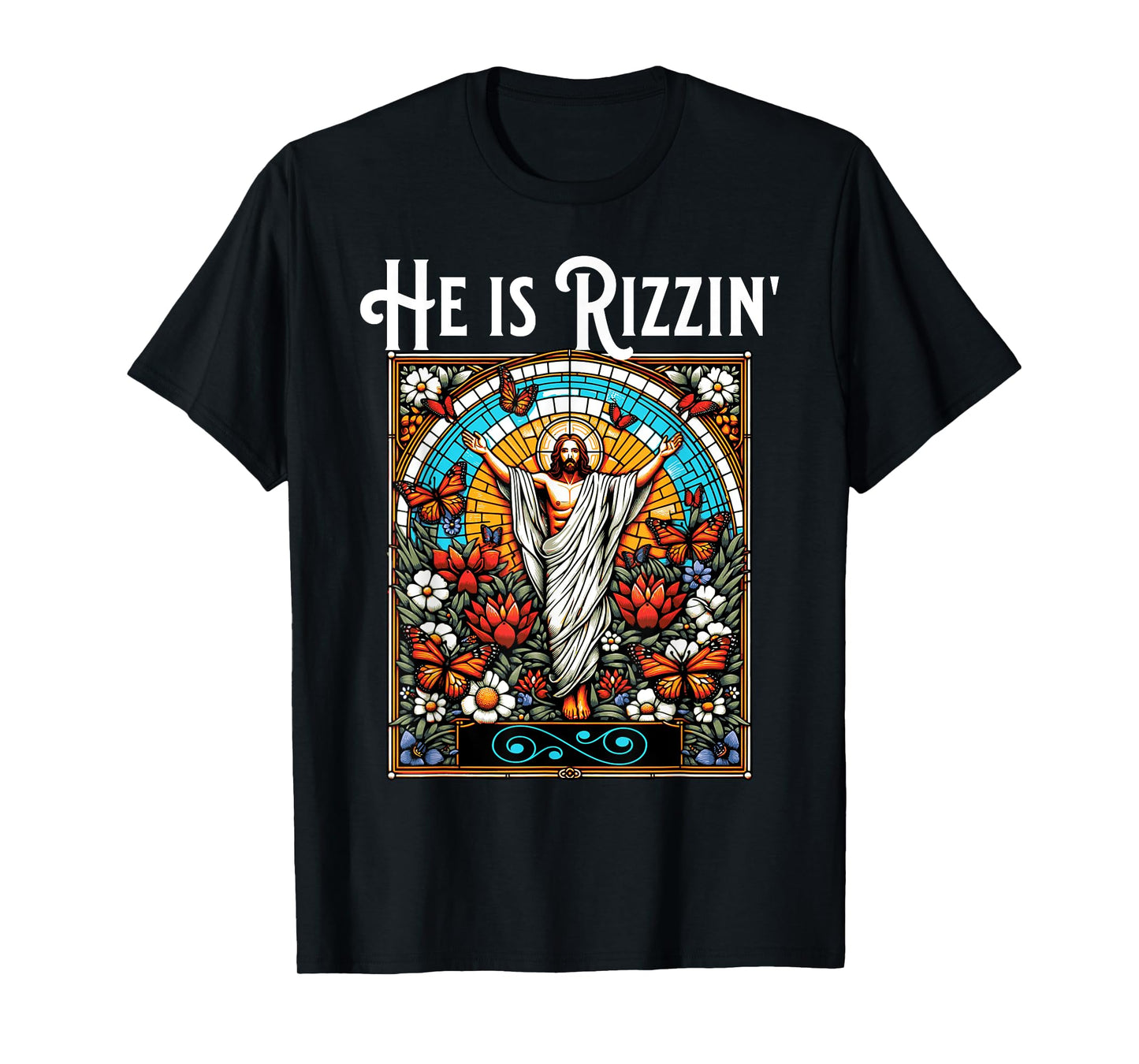 Funny Rizz He is Rizzin Jesus T-Shirt