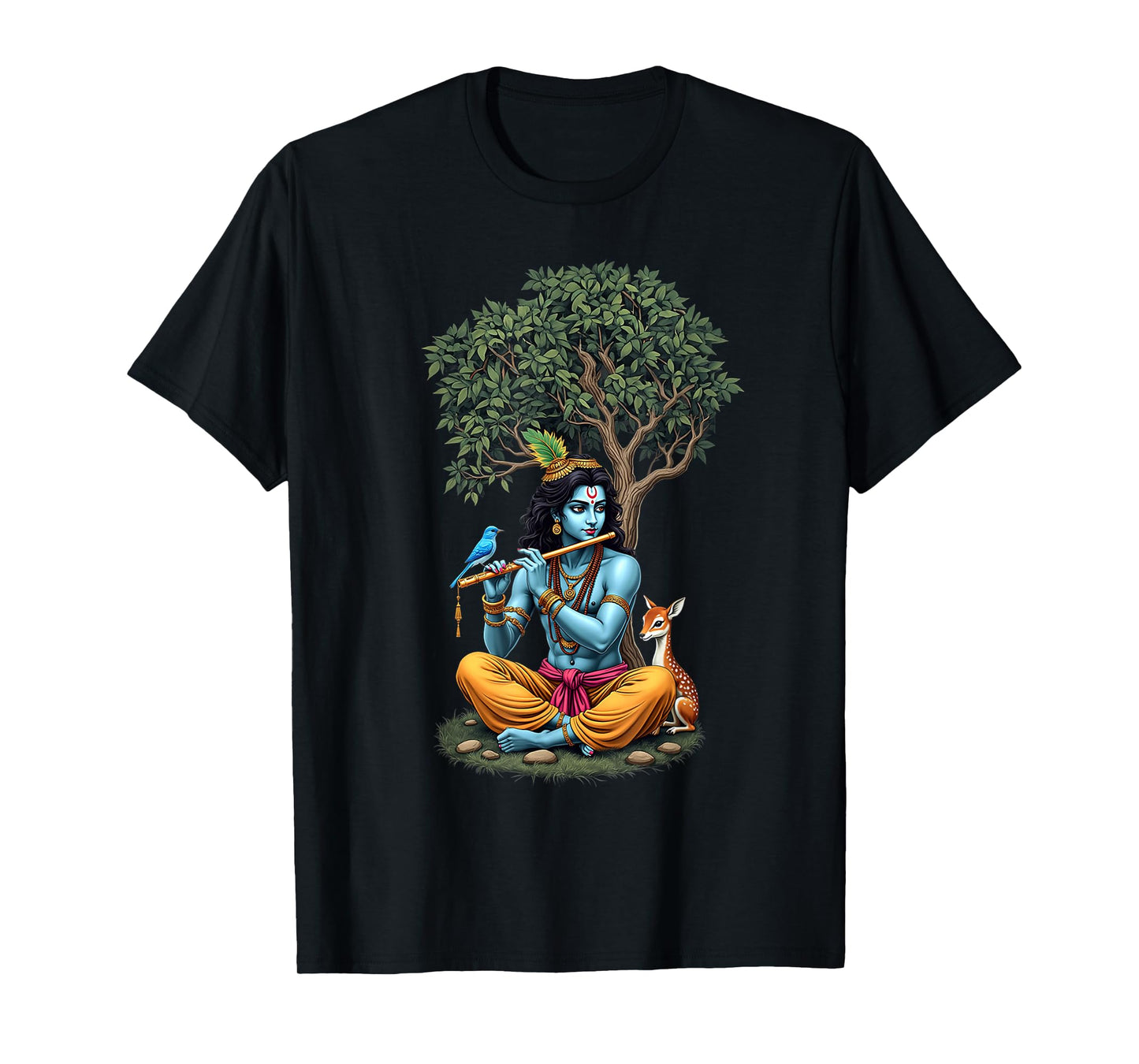 Gifts for Hindus Hinduism Diwali Festival Lord Krishna T-Shirt