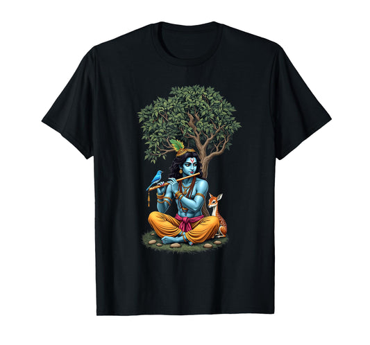Gifts for Hindus Hinduism Diwali Festival Lord Krishna T-Shirt