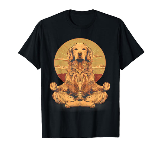 Dog Meditation Buddhist Spirituality Zen Buddha Hindu T-Shirt