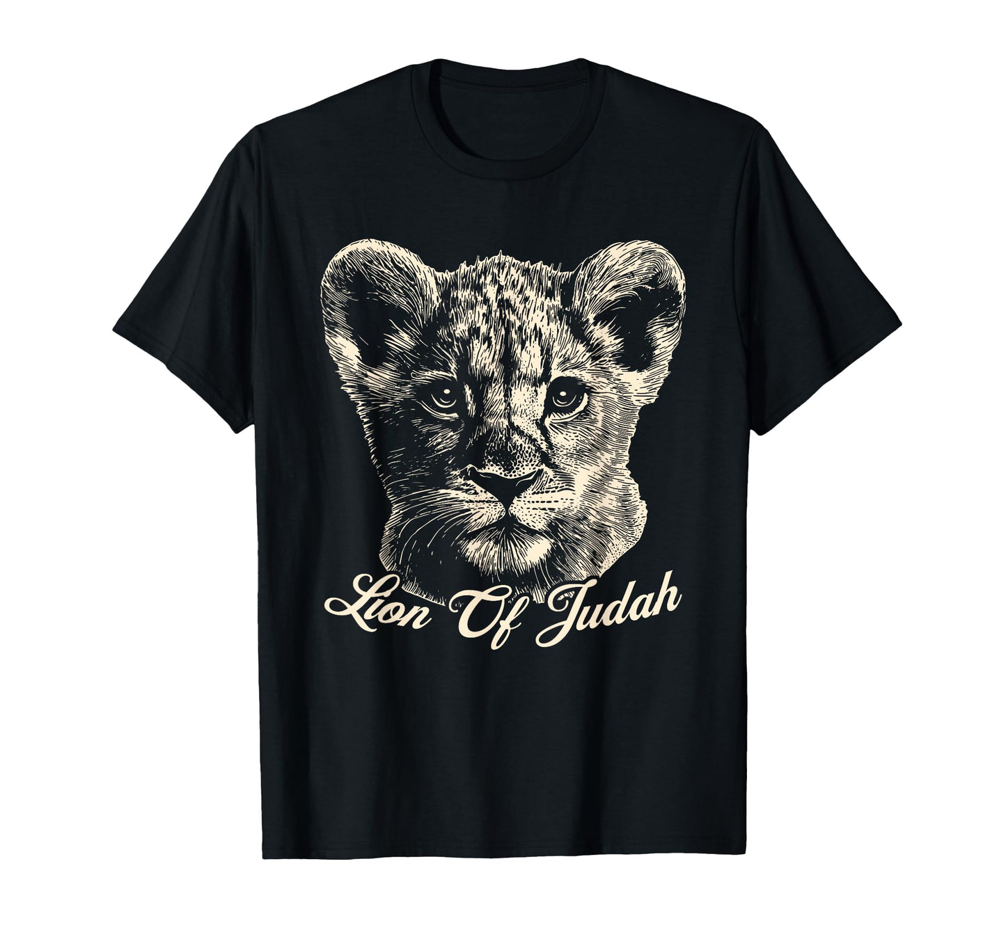 Lion of Judah Religious Christian Inspirational Lion Cub T-Shirt