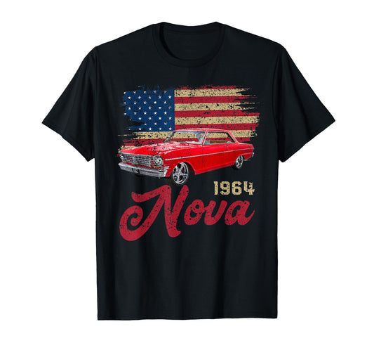 Jersey Style Nova 64 1964 Classic Old School Muscle Car T-Shirt