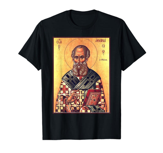 St. Athanasius of Alexandria Eastern Orthodox Byzantine Art T-Shirt