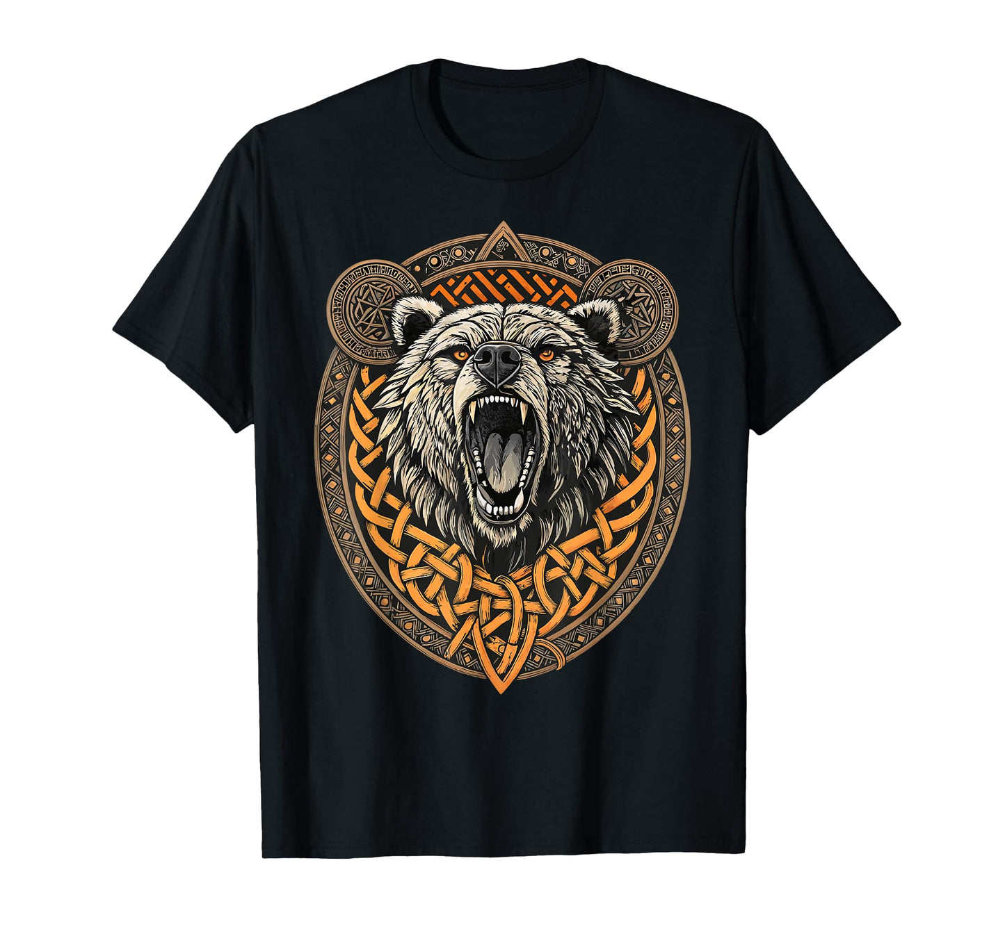 Ancient Viking Knotwork – Berserker Battle Bear T-Shirt