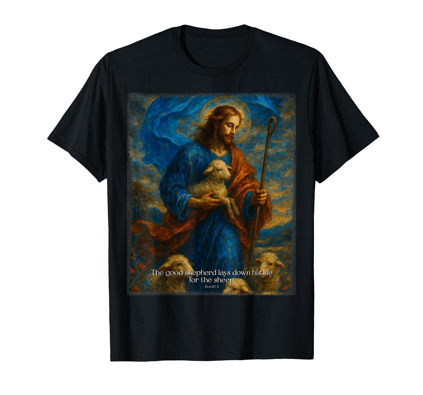Good Shepherd Bible Verse Christian Faith Design T-Shirt