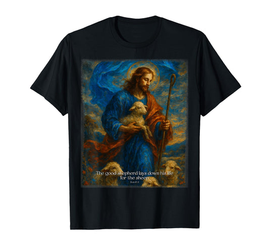 Good Shepherd Bible Verse Christian Faith Design T-Shirt