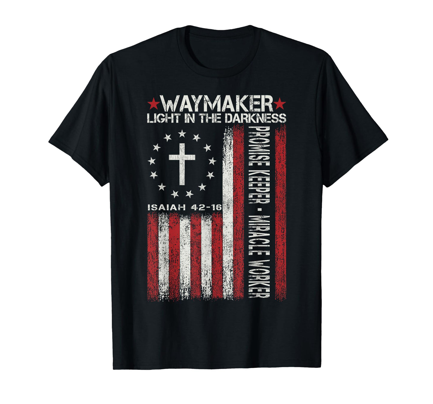 Waymaker God Jesus Christian Bible Faith Cross Religious T-Shirt