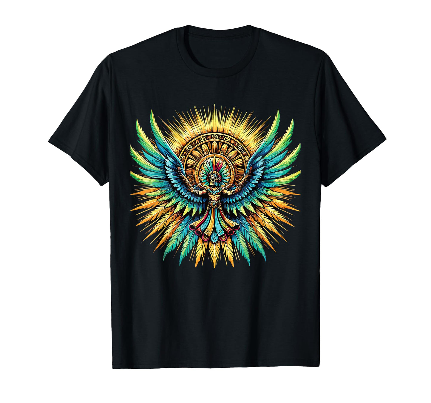 Aztec god Huitzilopochtli Mexican T-Shirt