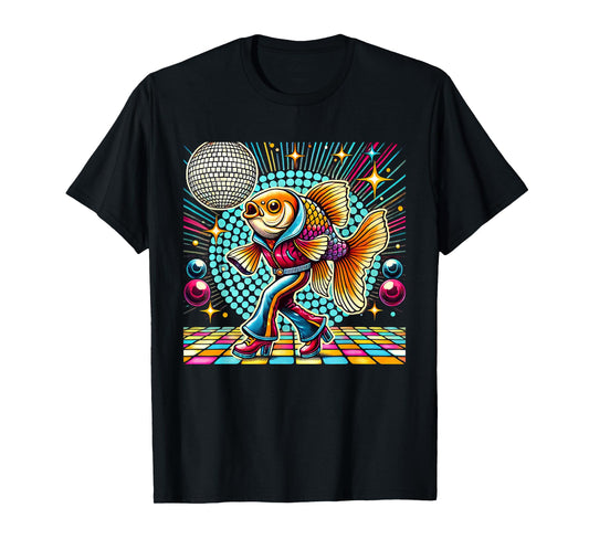 Aesthetic Fish Disco T-Shirt