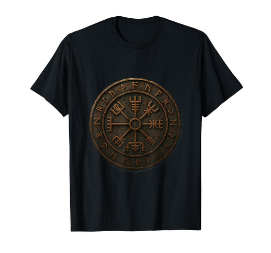 Viking Vegvisir Viking Celtic Germanic Valhalla Compass T-Shirt
