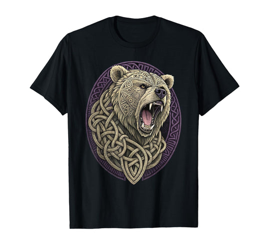 Norse Wild Berserker – Nordic Viking Bear T-Shirt