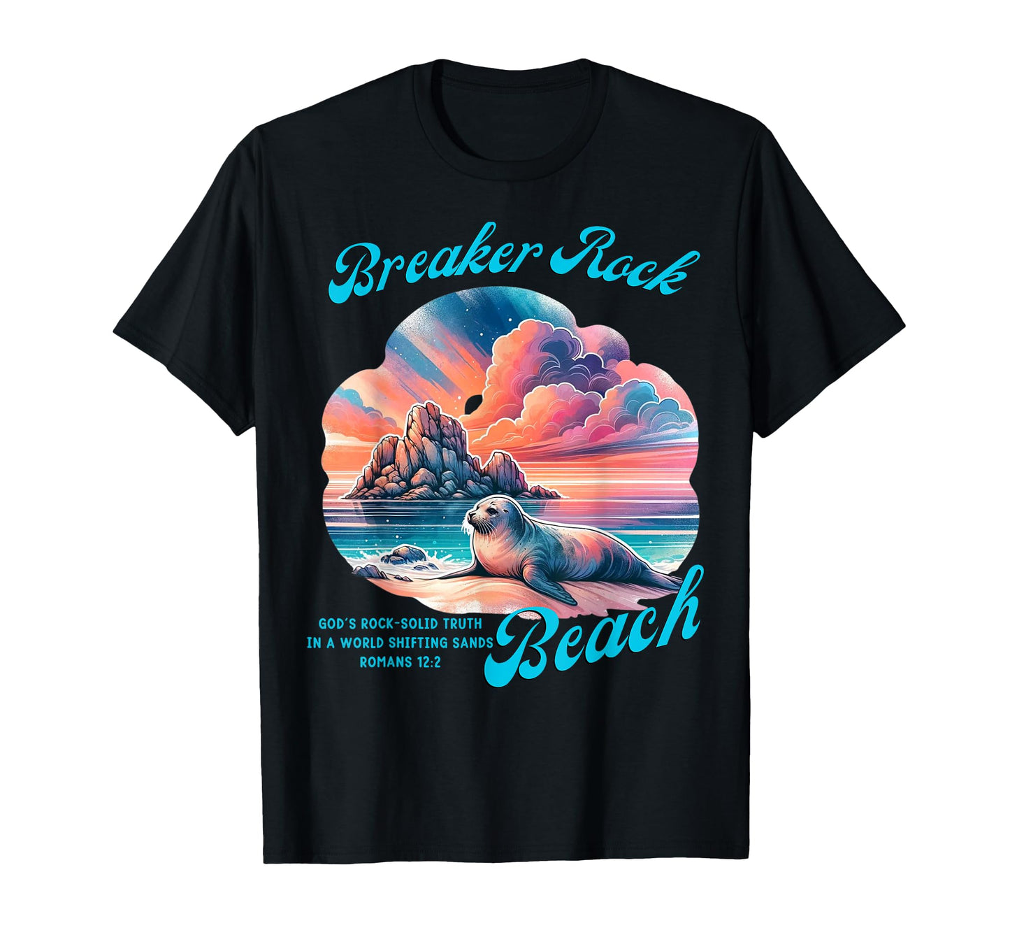 Breaker Rock Beach God's Rock-Solid Truth VBS Christian 2024 T-Shirt for Men Women Girls Kids