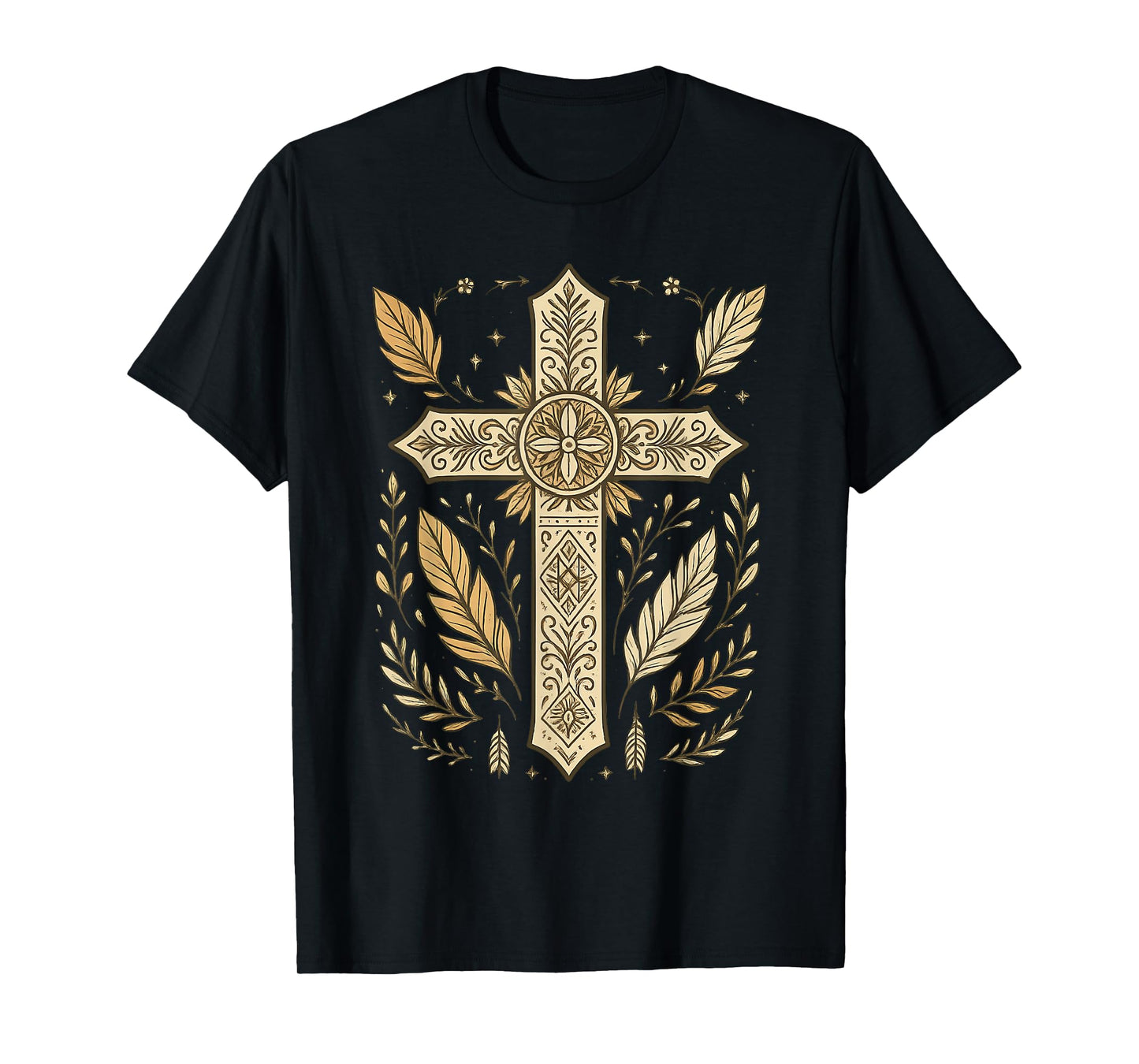 Jesus Shirts, Christian Cross T-Shirt, Rooted in Christ Tee T-Shirt
