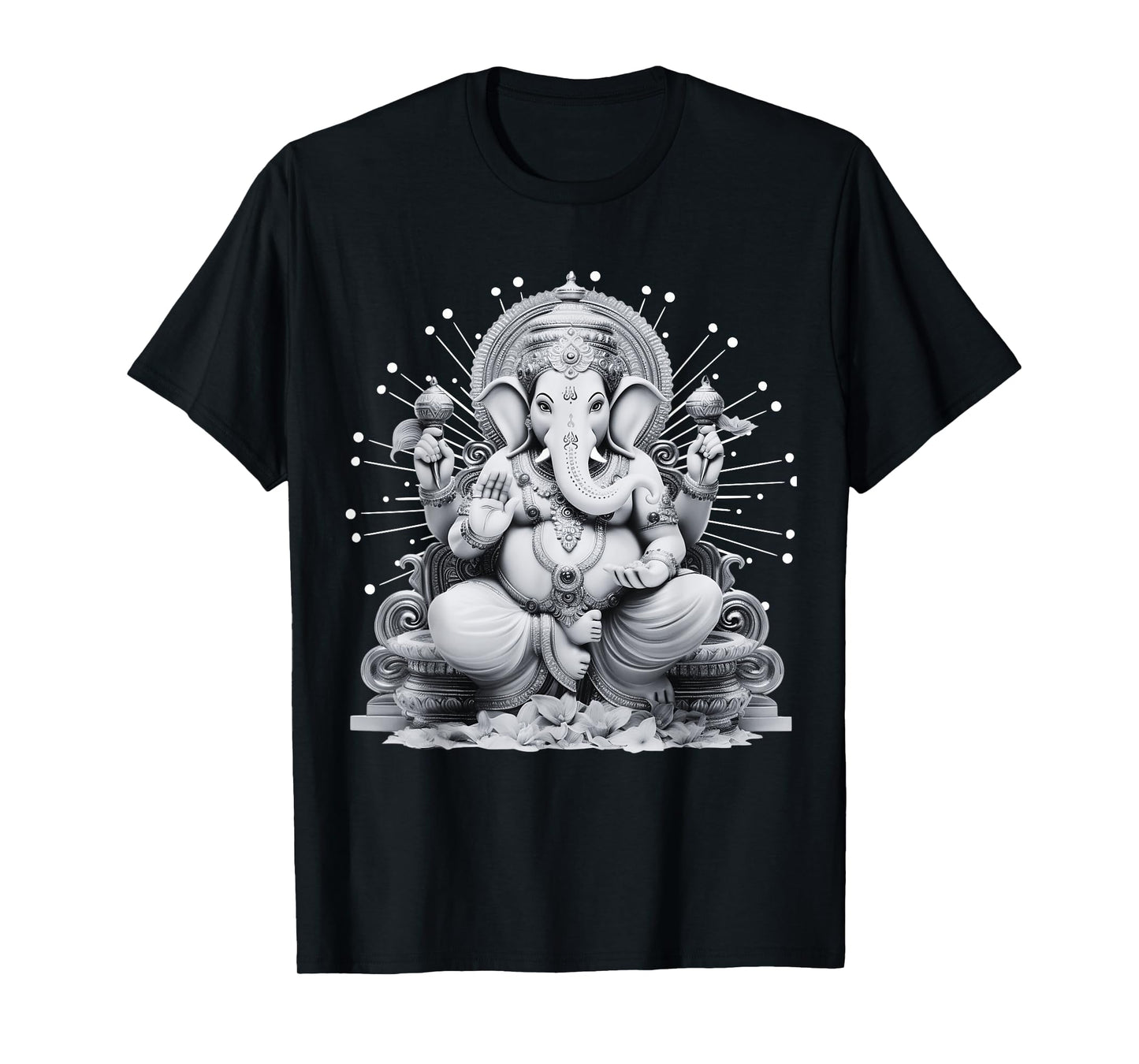 Ganesh Hindu Elephant God Ganesha Yoga Spiritual T-Shirt