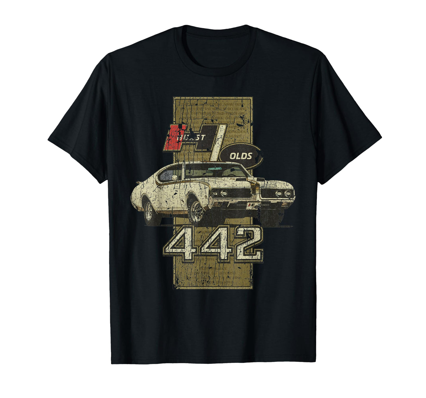 1969 69 olds 442 muscle car T-Shirt