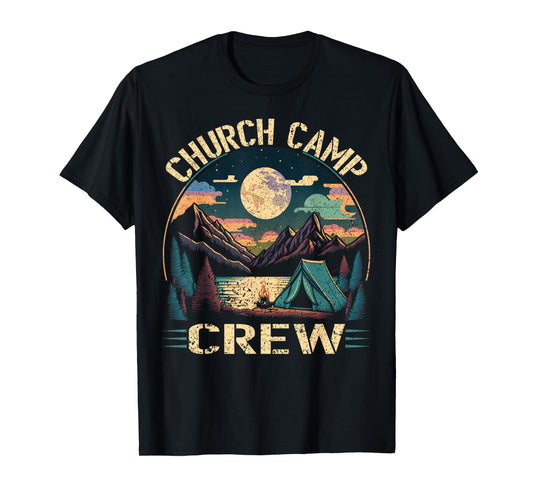 Church Camp Crew VBS Teachers Kids Christian Group Boys T-Shirt
