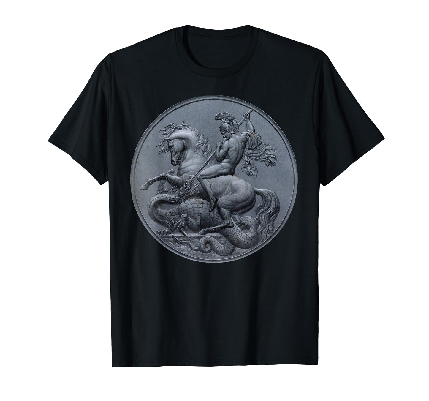 Saint George Dragon Crusades Soldier Saint Catholic Martyr T-Shirt