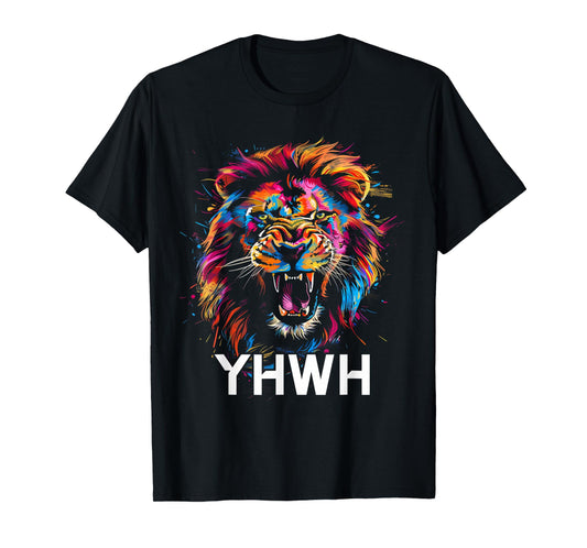 Hebrew Israelite Lion Of Judah Tribe YHWH Jew Jewish Yah T-Shirt