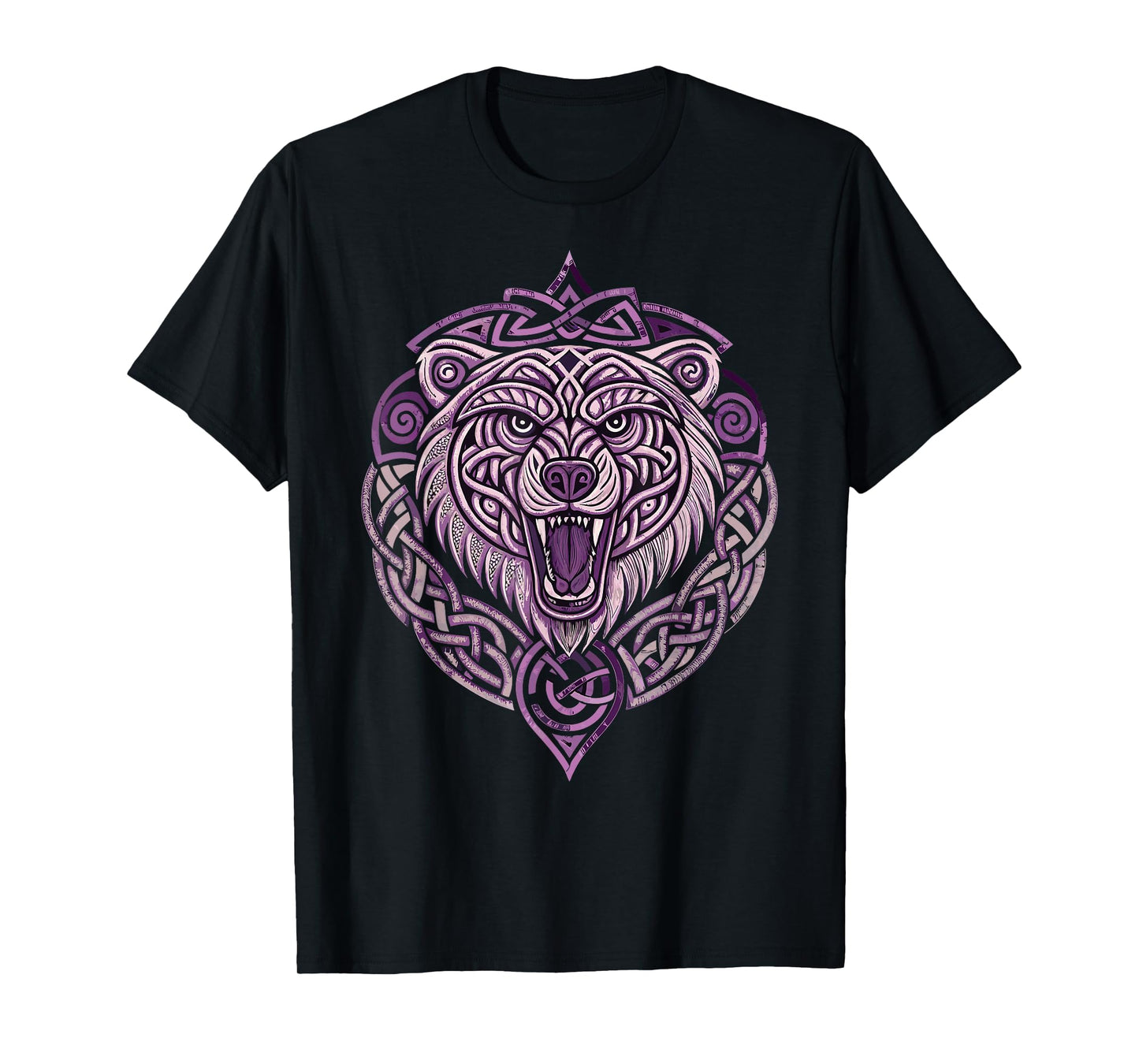 Retro Viking Bear – Norse Wildlands Warrior T-Shirt
