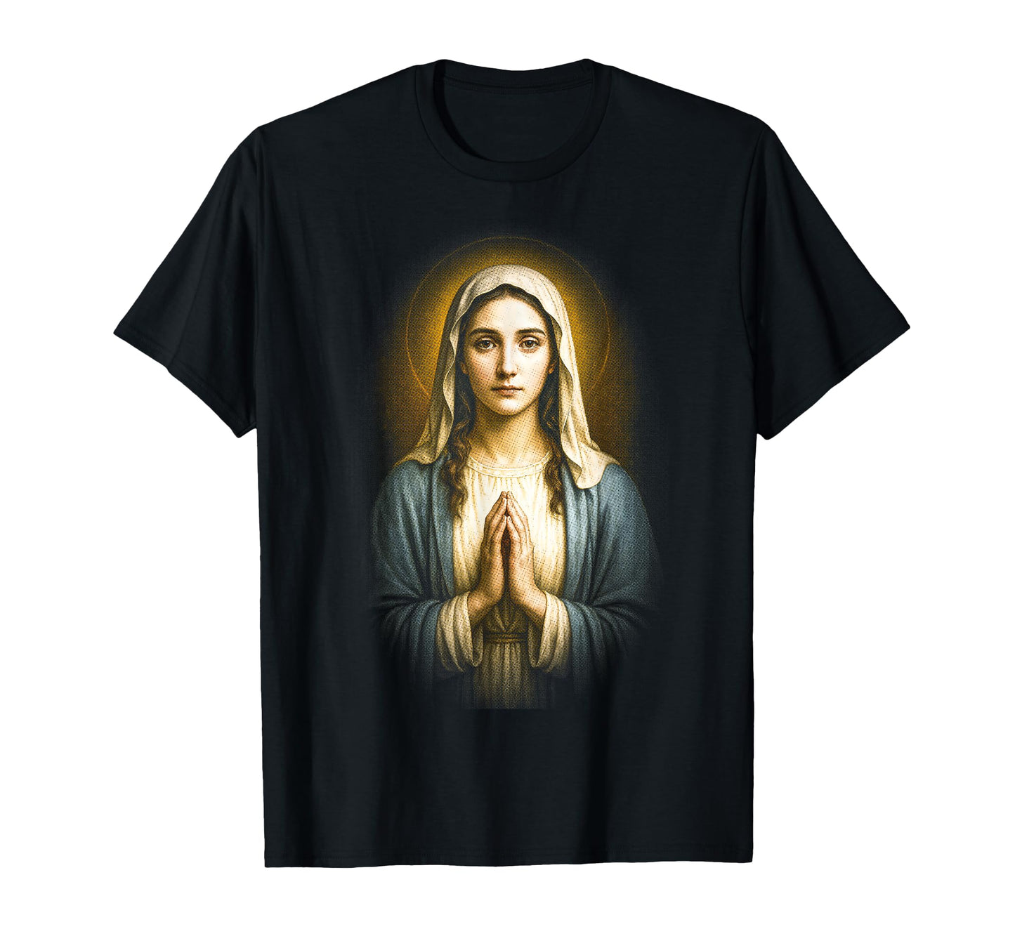 Blessed Virgin Mary Lady Catholic Christian Holy Bible T-Shirt