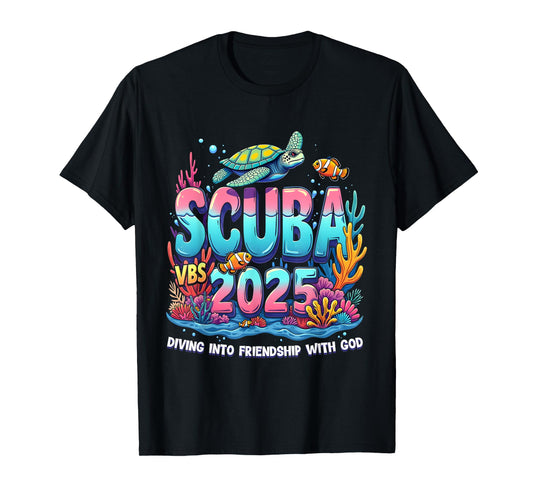 2025 Vacation Bible School Diving Into Friendship Scuba VBS T-Shirt