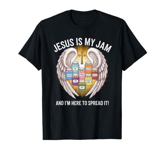 Jesus is My Jam Tshirt Men Women Christian Bible Verse T-Shirt
