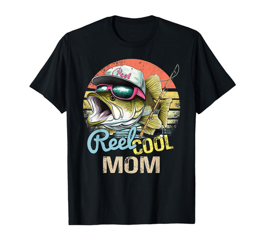 Reel Cool Mom Funny Fishing Quotes For Uncle Women T-Shirt