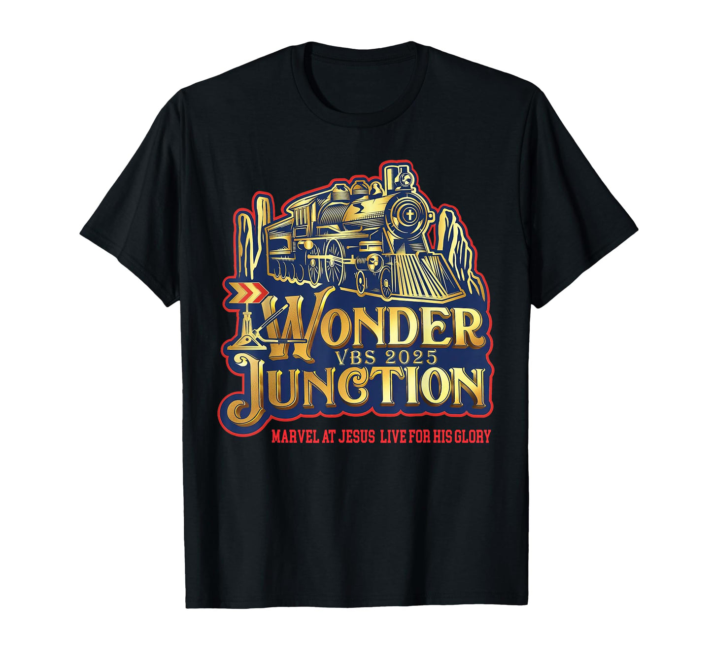Vintage VBS 2025 Vacation Bible School VBS Team Women Men T-Shirt