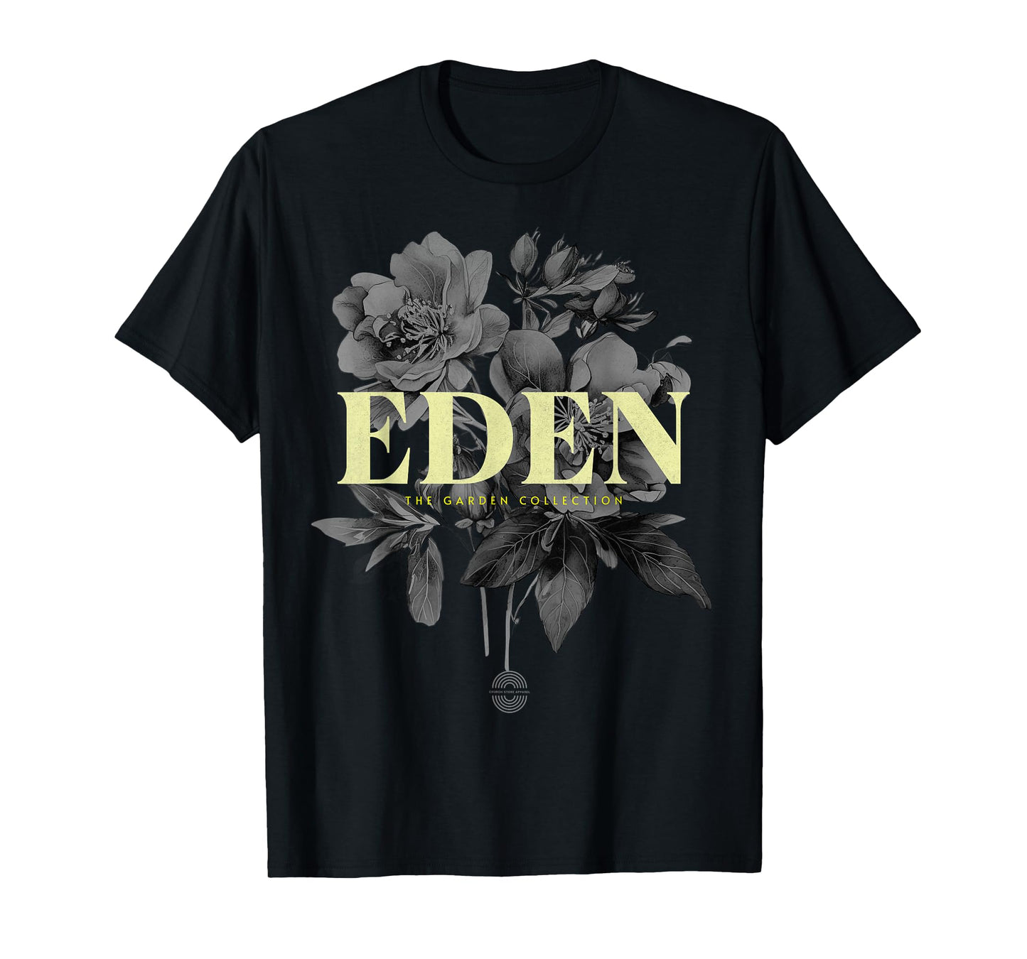 The Garden Of Eden, The Biblical Garden Collection, Floral T-Shirt