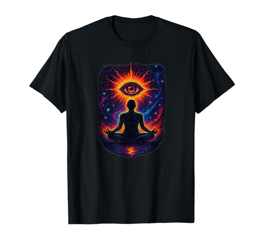 3rd Eye Chakra Cosmic Energy Meditation Spiritual T-Shirt