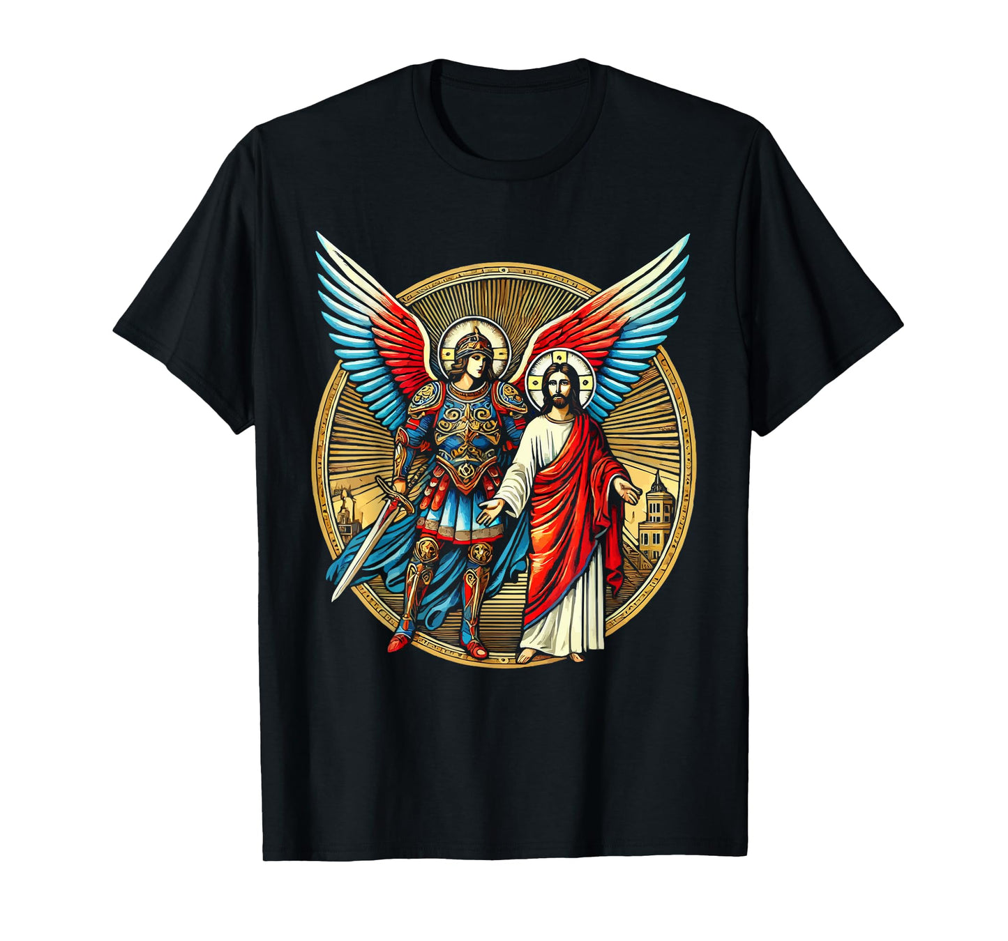 Archangel Gabriel Catholic Christianity Guardian Angel T-Shirt