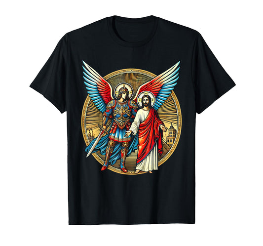 Archangel Gabriel Catholic Christianity Guardian Angel T-Shirt