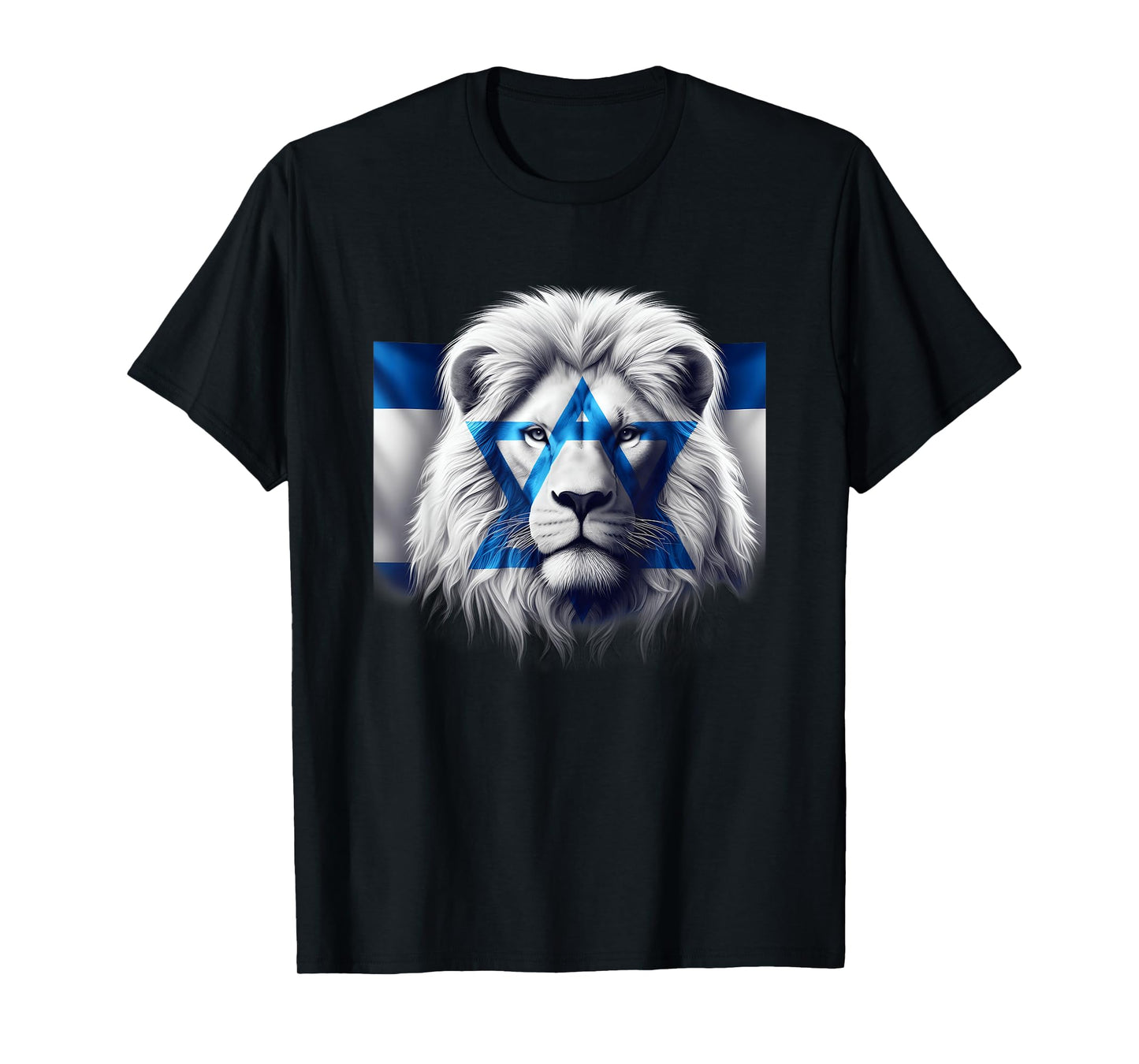 Lion Of Judah Jewish Pride Israel Flag Strength Unity T-Shirt