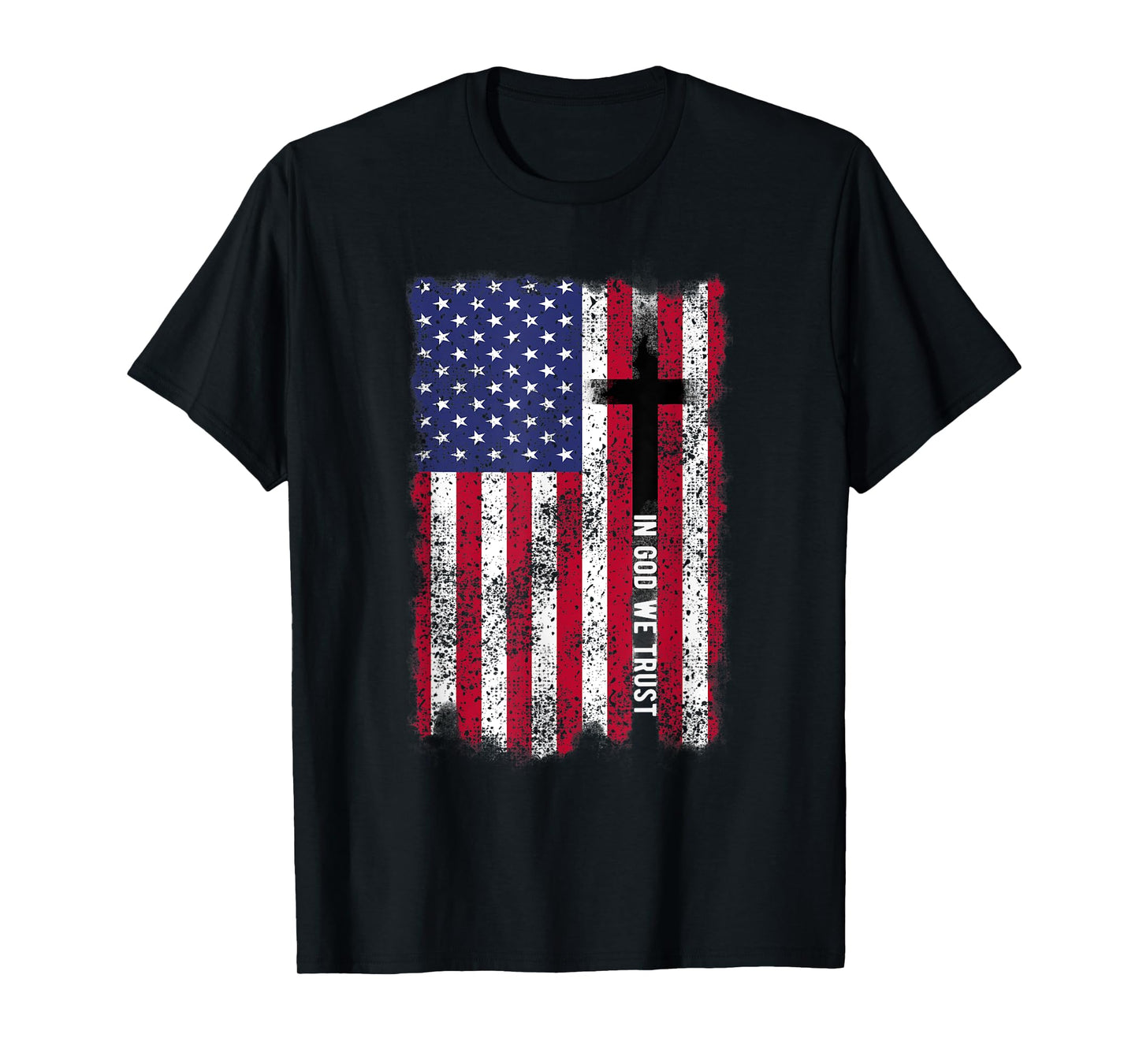 In God We Trust Shirt Patriotic Christian Religious Shirt Women Kids Men T-Shirt