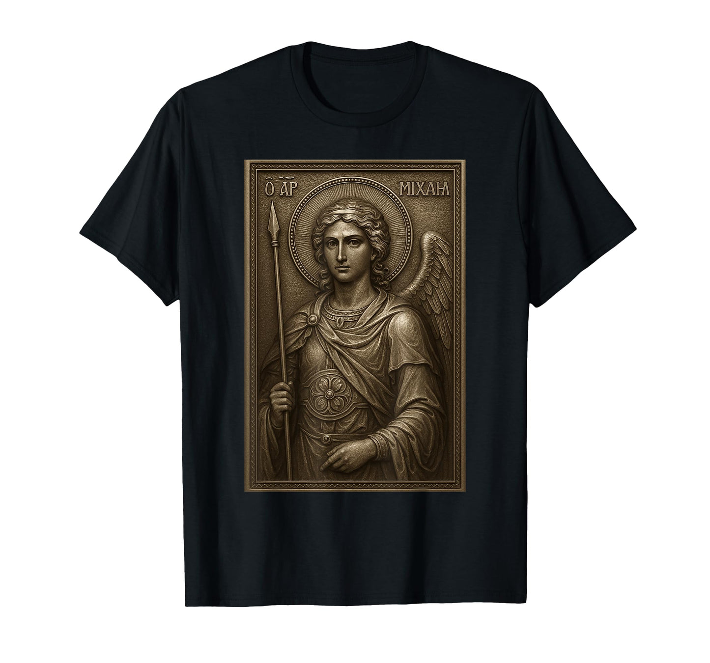 Icon of the Archangel Michael - Icons of the Holy Angels T-Shirt