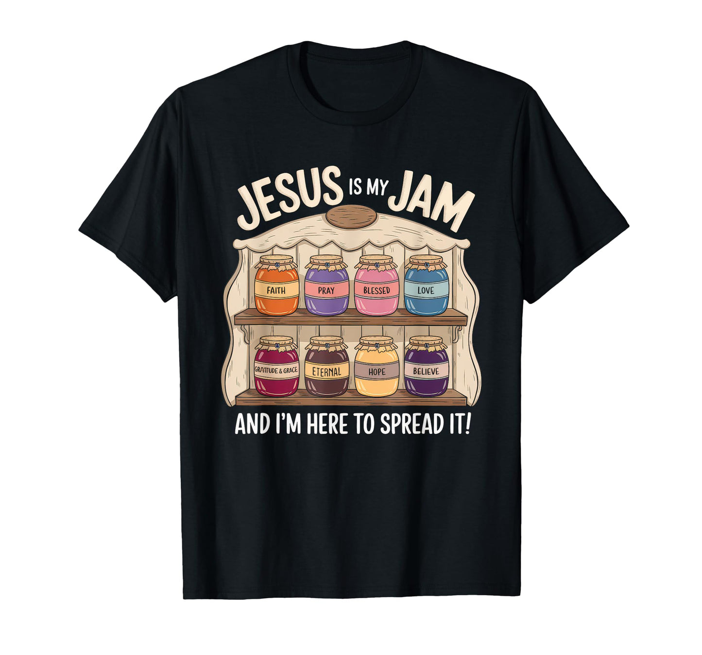 Jesus is My Jam Tshirt Men Women Christian Bible Verse T-Shirt