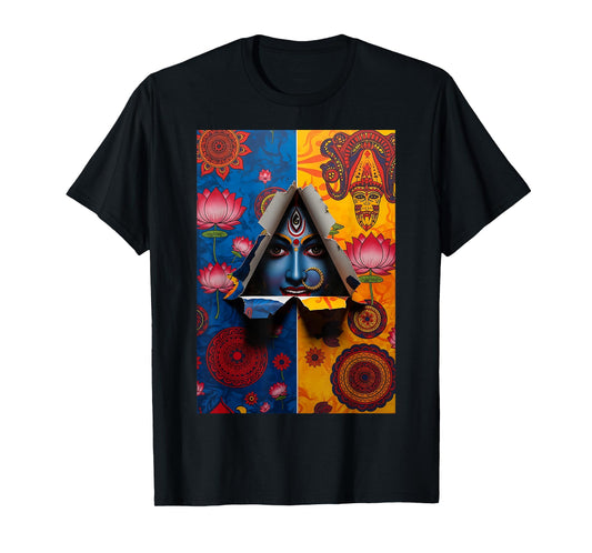 Maa Kali Surreal Hindu Goddess Feminine Shakti Spiritual Art T-Shirt