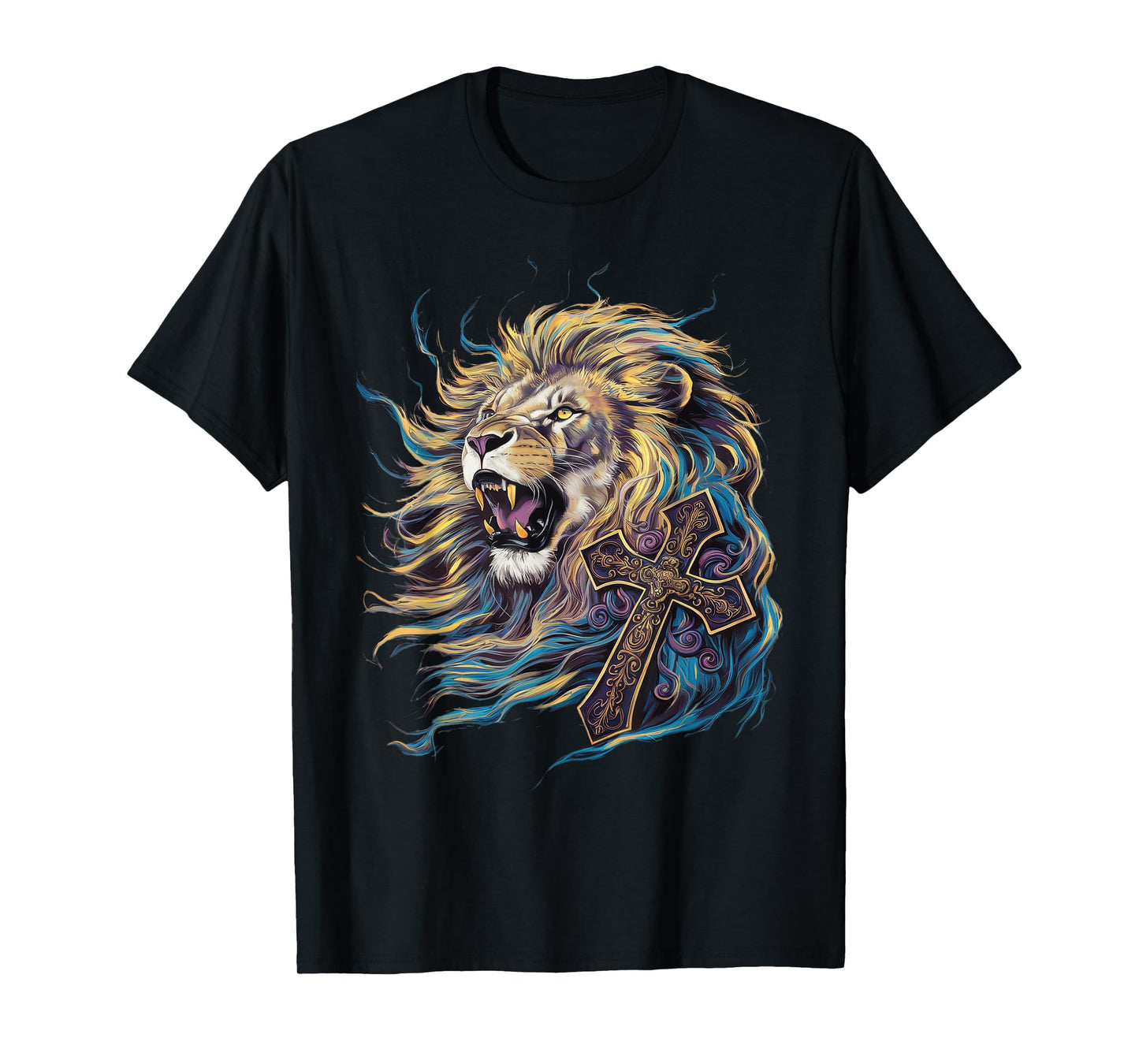 Jesus Lion of Judah Christian Faith for Men and Women T-Shirt