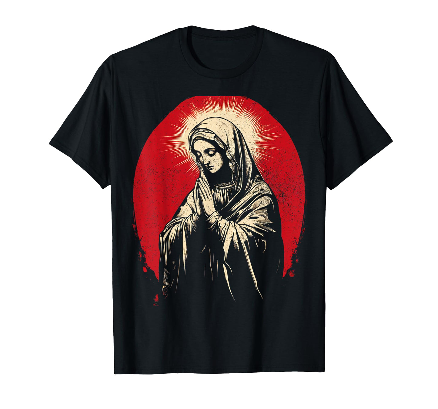 Vintage Christian Graphic The Virgin Mary Women's T-Shirt
