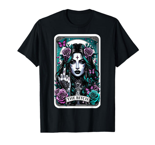 The Bitch Tarot Card T-Shirt