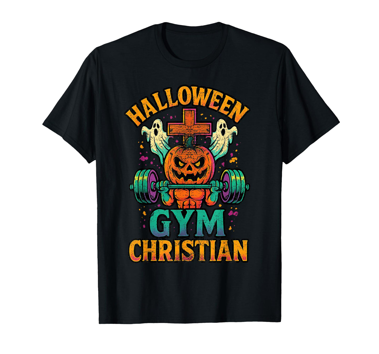 Fear God Not Man Retro Vintage Christian Fitness Lover Gym T-Shirt