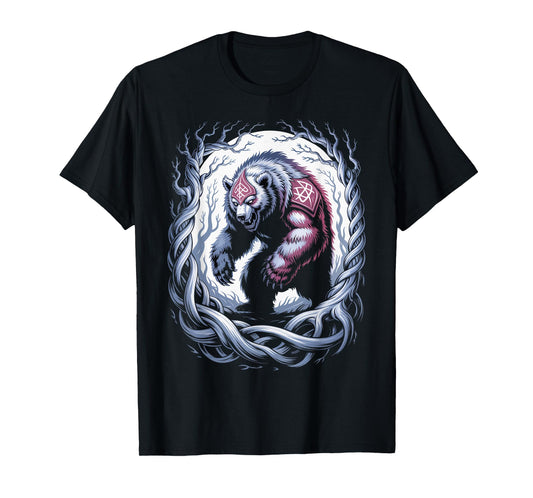 Nordic Mythology - Mystical Viking Bear - Legendary Norse T-Shirt